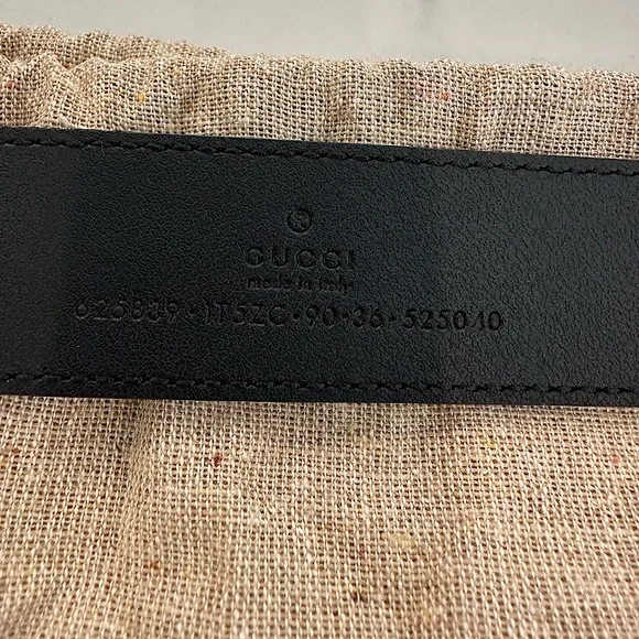 Gucci GG Logo Belt Cherry - Picture 5 of 7